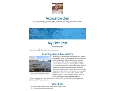 Accessible Zen demo.