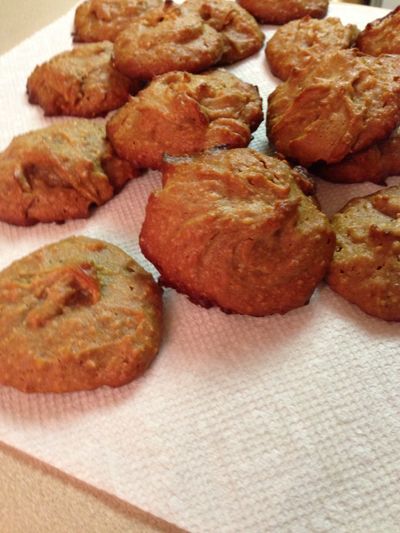Peanut butter cookies on a plate.